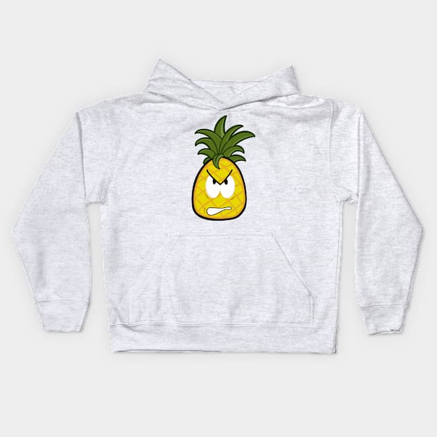 Mad pineapple Kids Hoodie by CraftyNinja